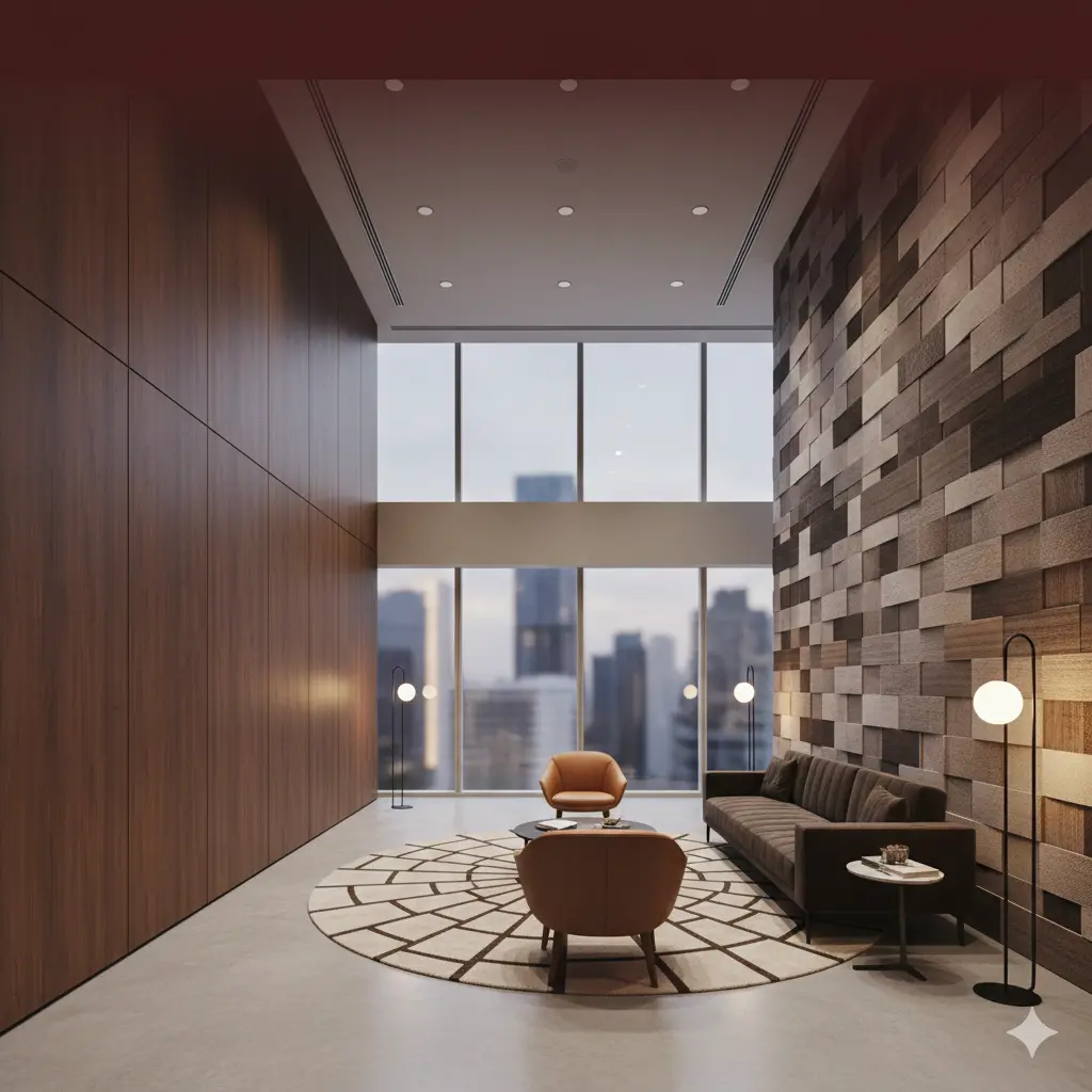 세련된 내장 벽체 인테리어